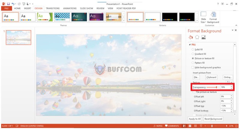 How to Blur Images In PowerPoint 3