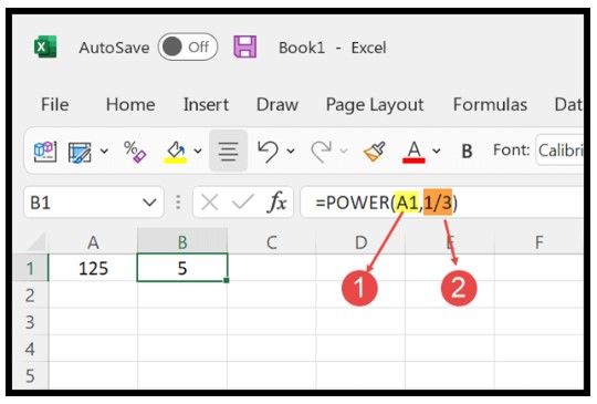 How to Calculate Cube Root in Excel