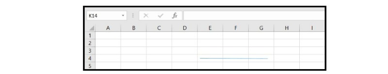 How to Draw a Line in Excel 2