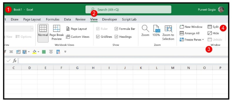 How to Hide and Unhide a Workbook in Excel 2