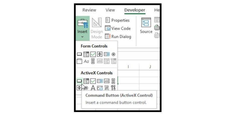 How to Insert a Button in Excel 16
