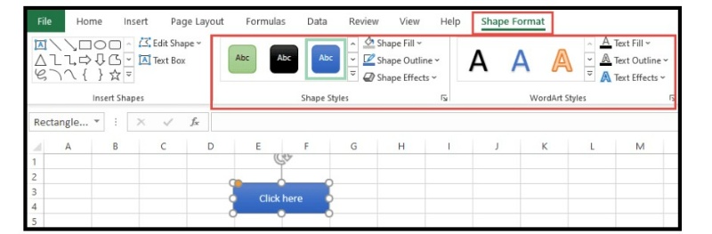 How to Insert a Button in Excel 4