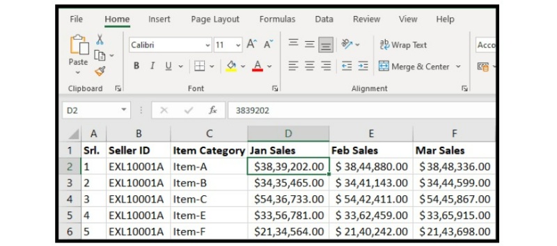 How to Insert a Column in Excel 5