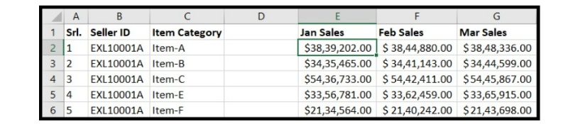 How to Insert a Column in Excel 8