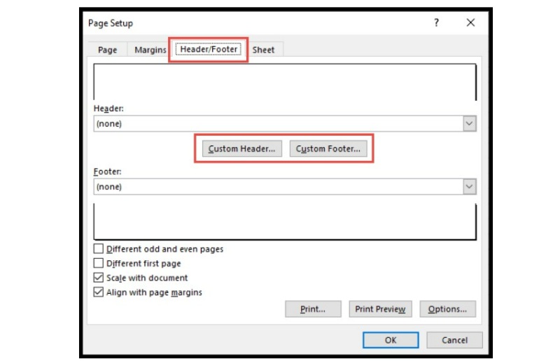 How to Make Headers and Footers in Excel 11