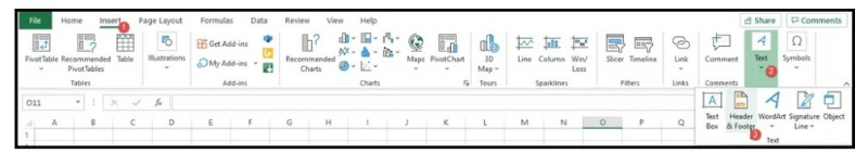 How to Make Headers and Footers in Excel 3