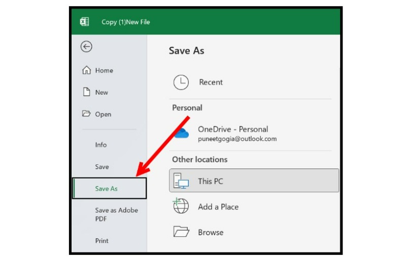 How to Make a Copy of the Excel Workbook 8
