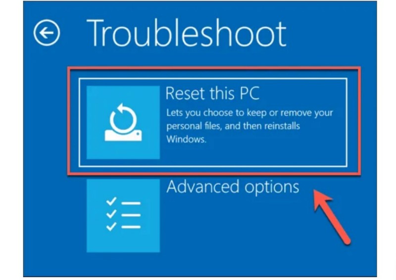 How to Reset Windows 10 to Factory Settings When Forgot Password 4