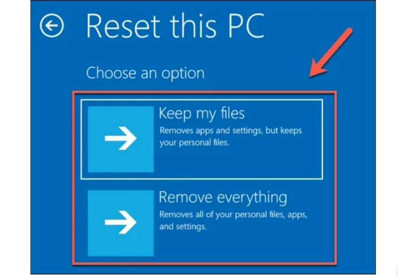 How to Reset Windows 10 to Factory Settings When Forgot Password 5