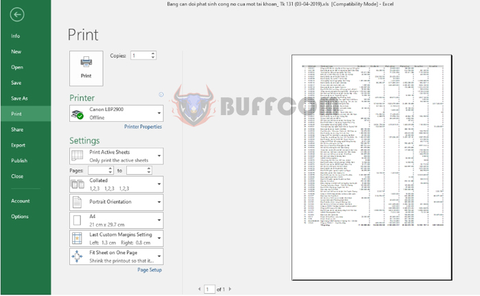 How to adjust print settings to fit paper size in Excel