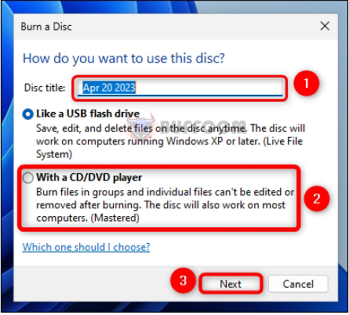 How to burn your PowerPoint to a DVD disc