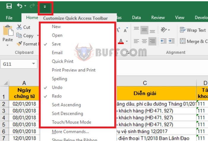 How to create additional shortcuts on Quick Access Toolbar in Excel quickly and easily2