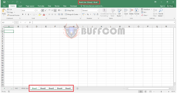 How to enter data simultaneously into multiple sheets in Excel