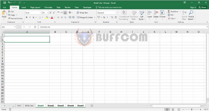 How to enter data simultaneously into multiple sheets in Excel