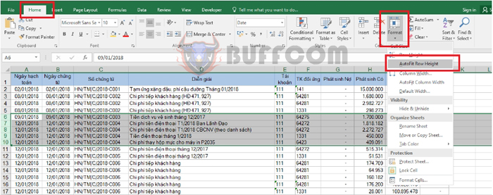 How to quickly and properly adjust row height in Excel