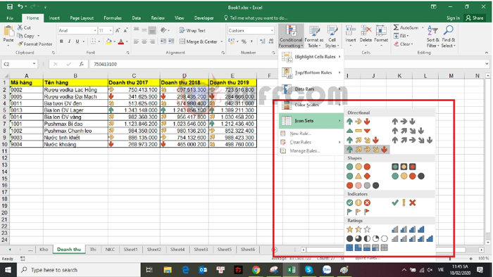 How to use Conditional Formatting to format data based on conditions in Excel