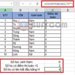 How to use the COUNTIF function to count values that meet conditions in Excel