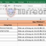 How to use the PRODUCT function to perform multiplication in Excel