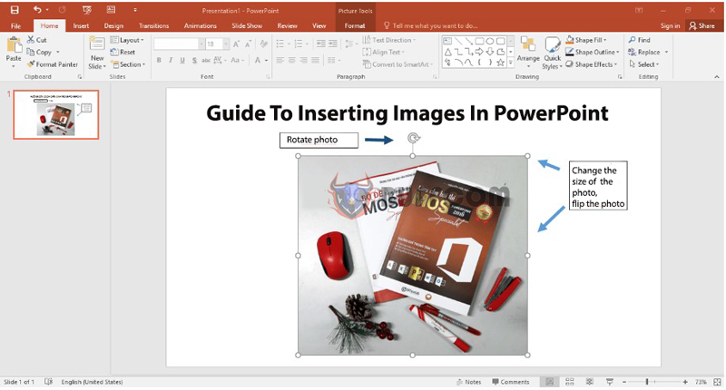 Inserting Images In PowerPoint 2016 3