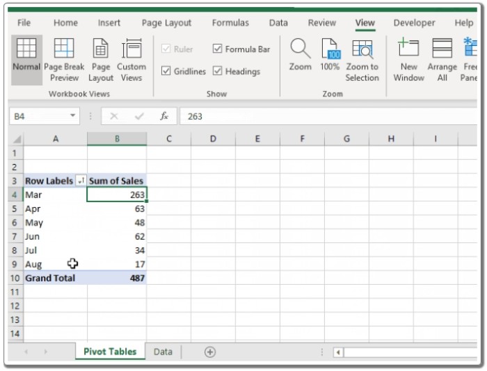 Updating Pivot Table Data Source Range Dynamically in Excel