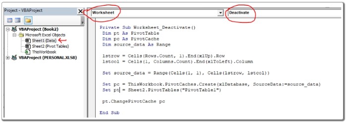 Updating Pivot Table Data Source Range Dynamically in Excel