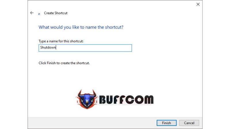 Shortcut For Shutdown 5