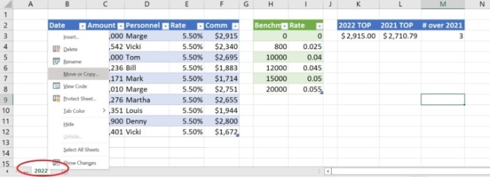 Steps to copy an Excel sheet into a new workbook