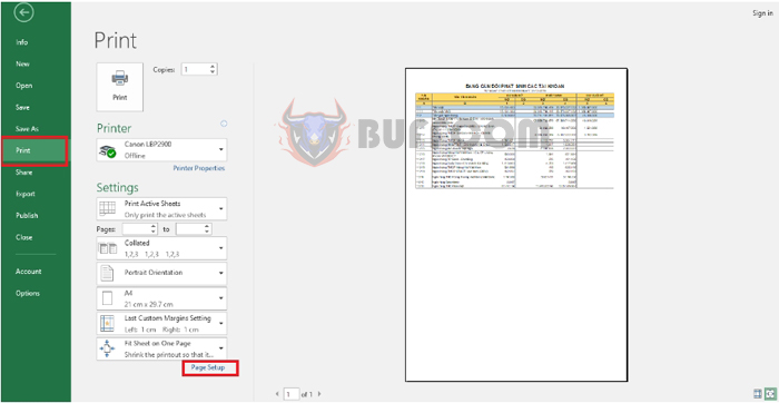 Tips for setting up landscape printing in Excel