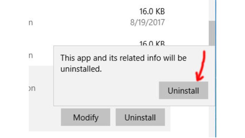 Uninstall Apps On Windows 10 8