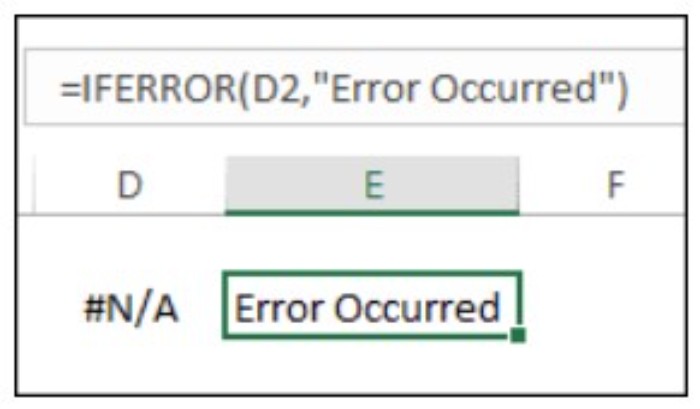 Using IFERROR with VLOOKUP in Excel to Handle #N/A Errors