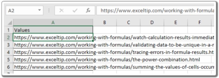 Wrapping Text in Excel 1