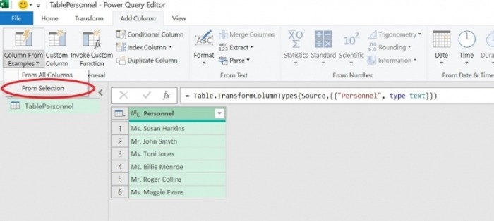 How to extract data in Microsoft Excel