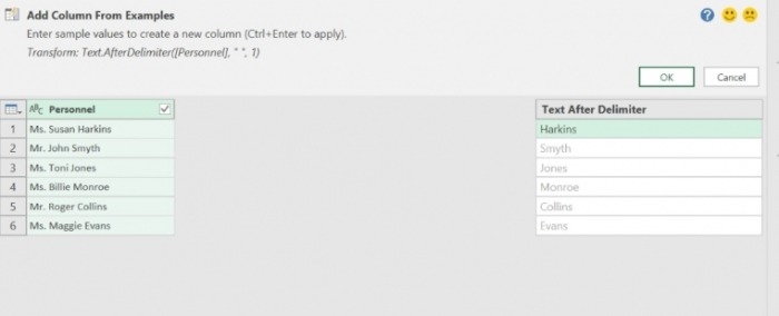 How to extract data in Microsoft Excel