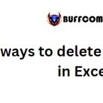 5 ways to delete blank rows in Excel