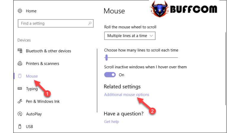 Adjust Mouse Speed On Windows 10 3