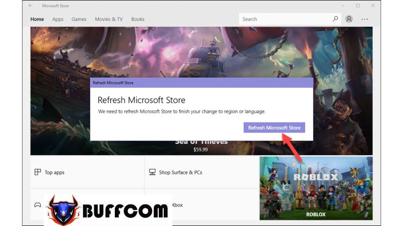 Change Country On Microsoft Store 4