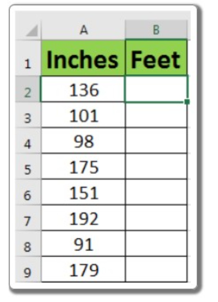 Convert Inches 2