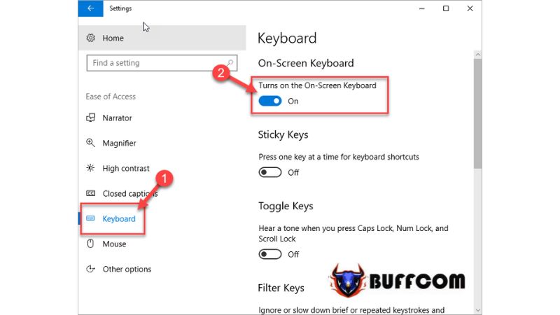 Enable And Use The On Screen Keyboard In Windows 10 5