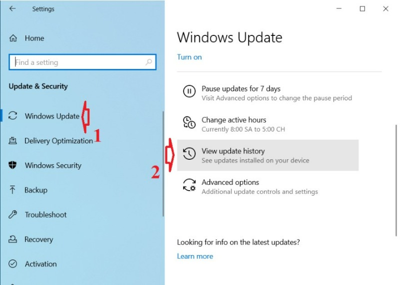 How to Uninstall Windows 10 Update from CMD or Settings 2