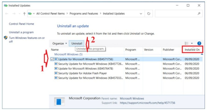 How to Uninstall Windows 10 Update from CMD or Settings 4