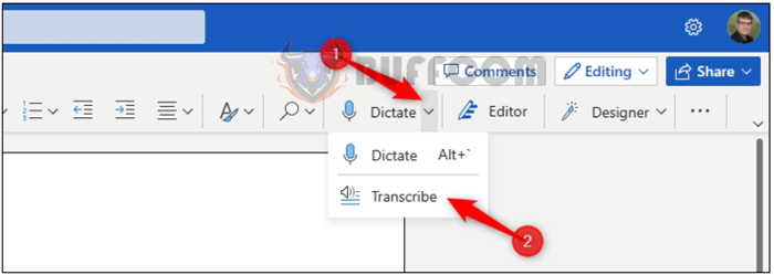 How to Use the Hidden Copy Transcript Feature in Microsoft Word2