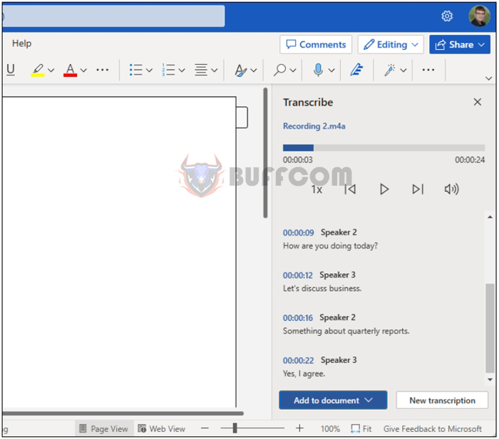 How to Use the Hidden Copy Transcript Feature in Microsoft Word4