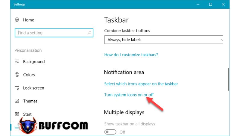 Show Icons On The Taskbar In Windows 10 4