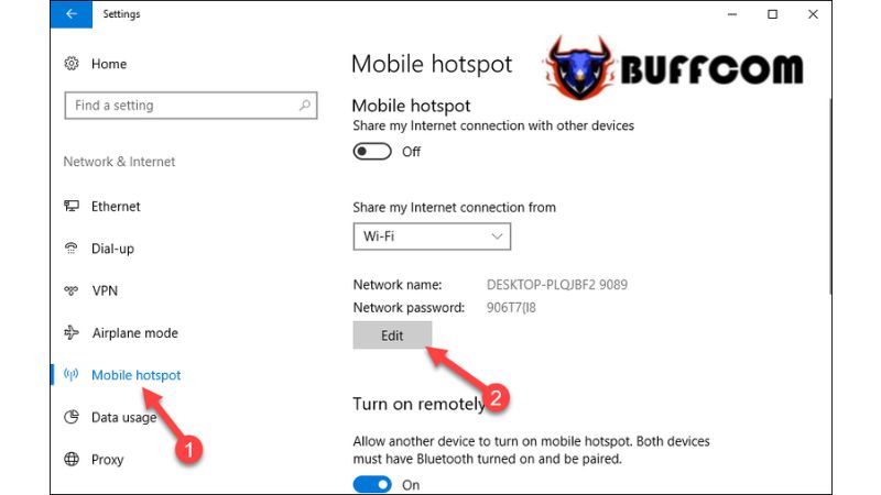 WiFi Hotspot On Windows 10 3