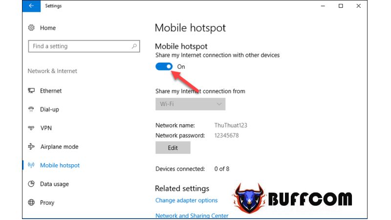 WiFi Hotspot On Windows 10 5