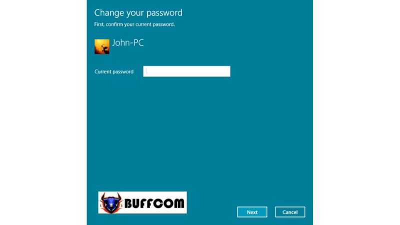 Change User Password In Windows 10 3