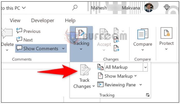 How to Turn Off Track Changes in Word4