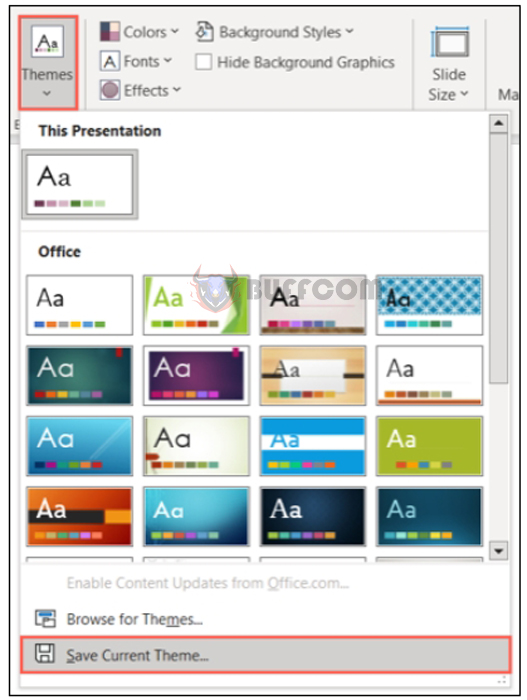 Saving time in Microsoft PowerPoint by creating your own themes