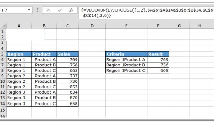 Simplifying Data Analysis: Using VLOOKUP and CHOOSE Functions Together