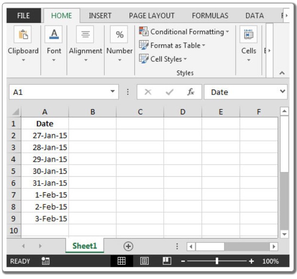 How to Determine the Day of the Week Using Format Cells in Microsoft Excel